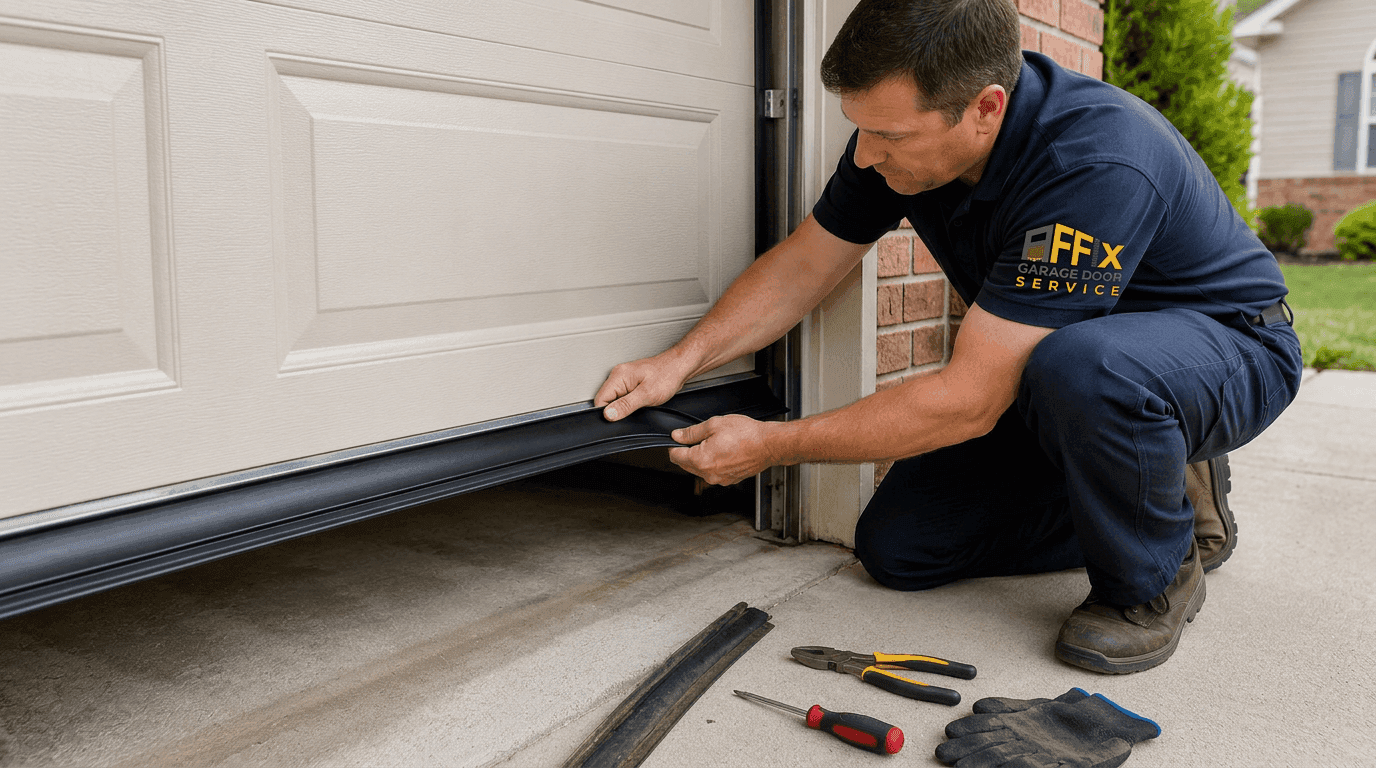 Garage Door Bottom & Weather Seal Replacement