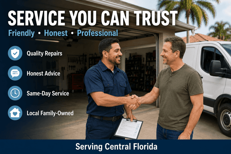 The Difference Friendly, Professional Garage Door Service Makes